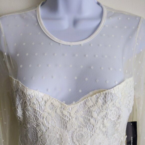 NWT Lulus Long Sleeve Lace Dress - Size S - Picture 2 of 16